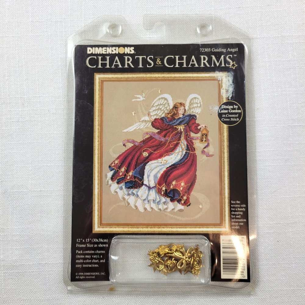 DIMENSIONS Vintage Counted Cross Stitch Guiding Angel Kit